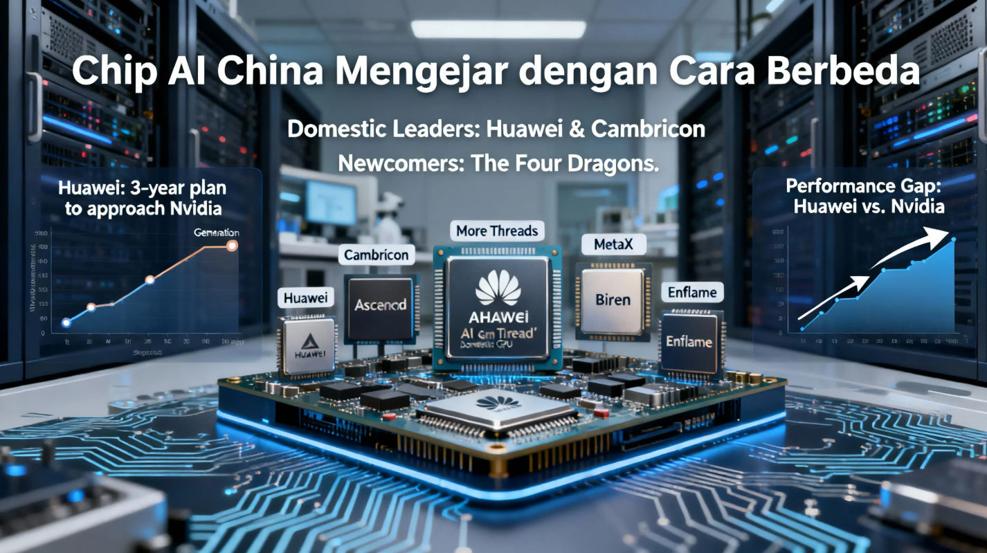 China Mengejar AS Lewat Perang Chip AI Bukan Lagi Soal Model