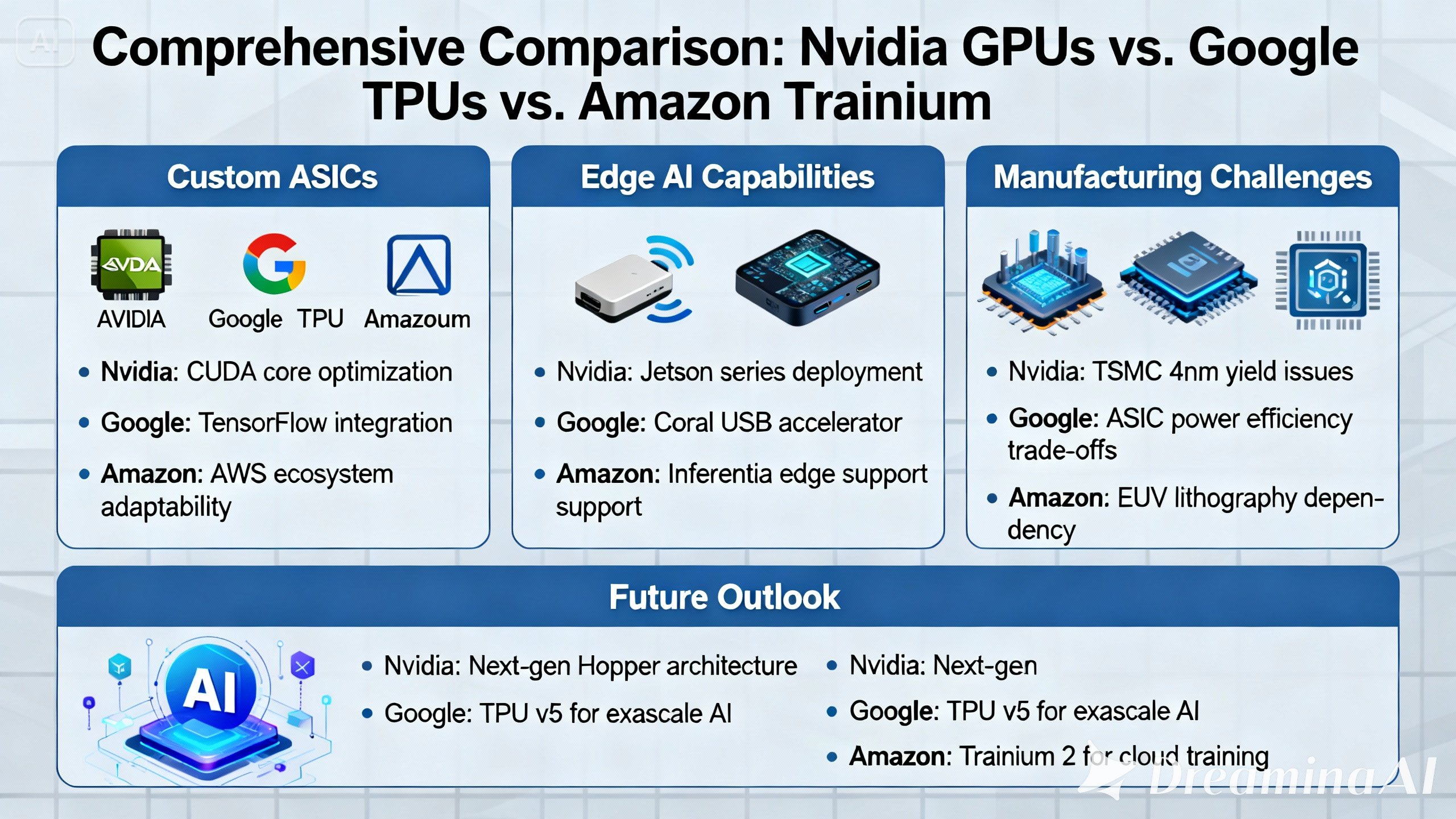 Perang Chip AI: GPU Nvidia Lawan ASIC Google dan Amazon